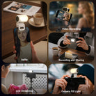 NEEWER NL40B Magnetic Mini Fill Light is used for selfie, live streaming, and video recording.
