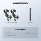 Specifications of the NEEWER GP-32 Motorcycle & Bike Mount Accessories Kit