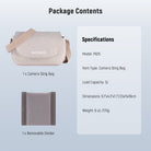 Package Contents of the NEEWER PB25 Camera Sling Bag