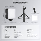 Package Contents of the NEEWER NL-36AI LED Video Light with Desk Tripod Stand