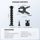Package Contents of the NEEWER GP-80 Flexible Clamp Mount