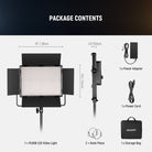 Package Contents of the NEEWER PL60B 60W Bi-Color LED Panel Light