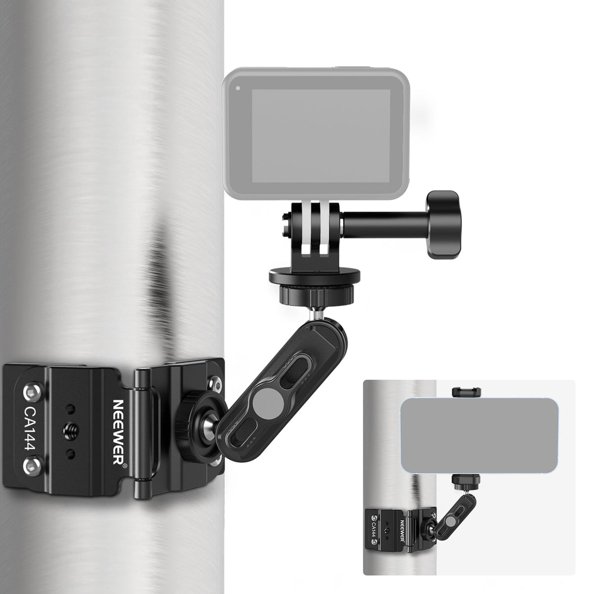 NEEWER CA144 Magnetic Fence Mount Kit for Action Camera Phone