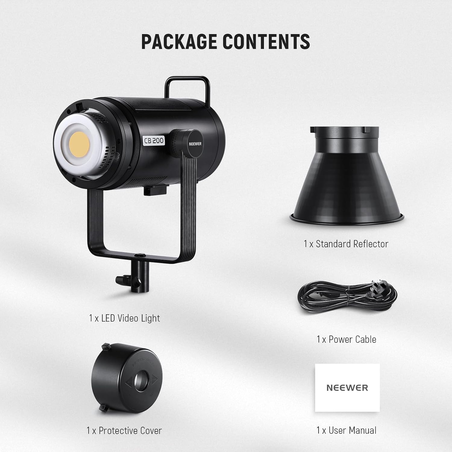 NEEWER CB200 210W LEDビデオライト NEEWER CB200B 210W LEDビデオライト – NEEWER.JP