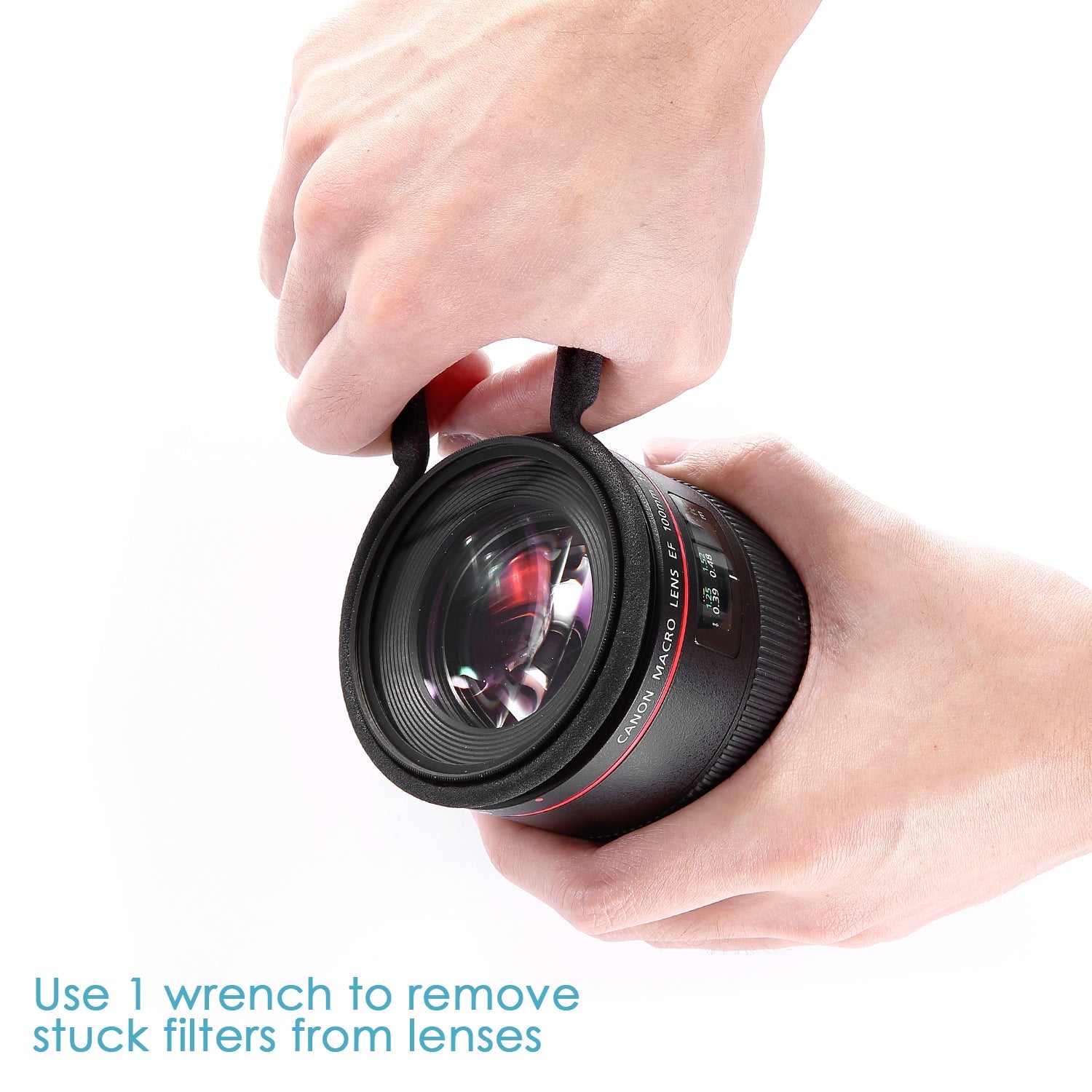 Neewer 2 packs Rubber-coated Metal Camera Lens Filter Remover Wrench Set Kit
