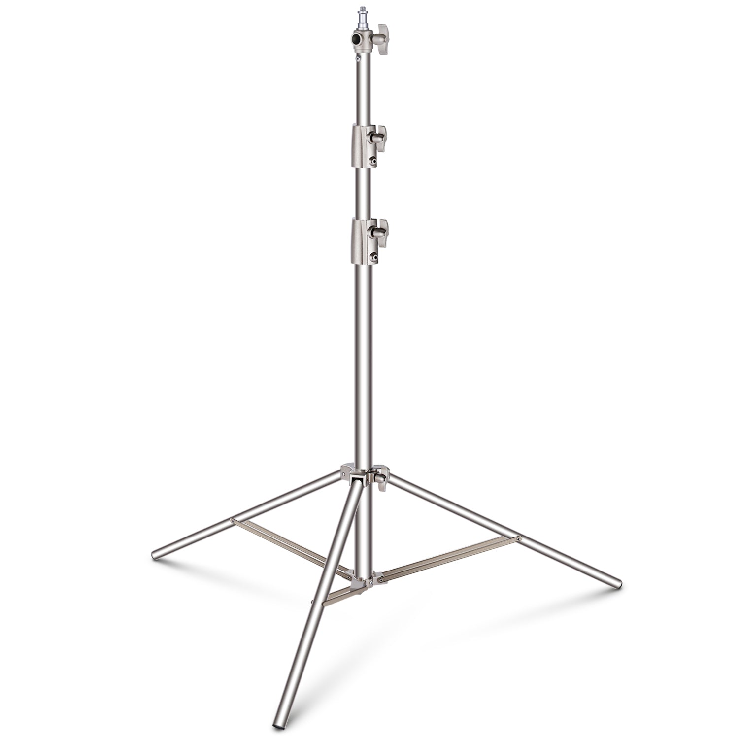 Neewer Stainless Steel Light Stand 102"/260 cm Heavy Duty with 1/4-inch to 3/8-inch Universal Adapter - neewer.com