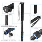 Neewer Carbon Fiber Monopod with Carrying Bag(Black + Blue) - neewer.com