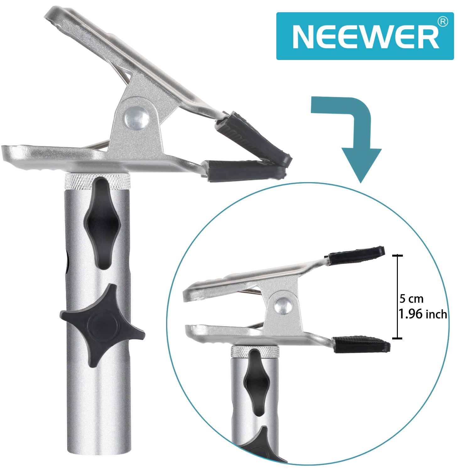 Neewer Heavy Duty Metal Spring Clamp Holder