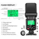 Neewer 750II TTL Flash Speedlite with LCD Display for Nikon DSLR Cameras - neewer.com