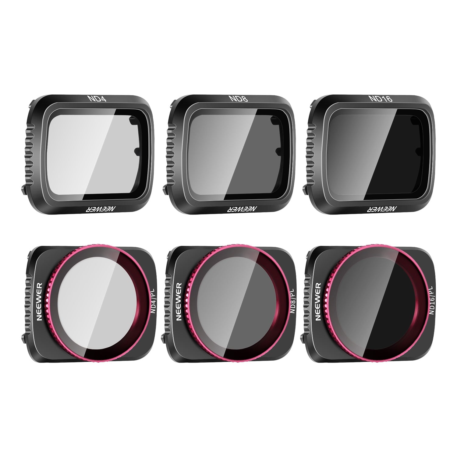 NEEWER 6 Pack ND PL Filter Set For DJI Air 2 NEEWER.UK
