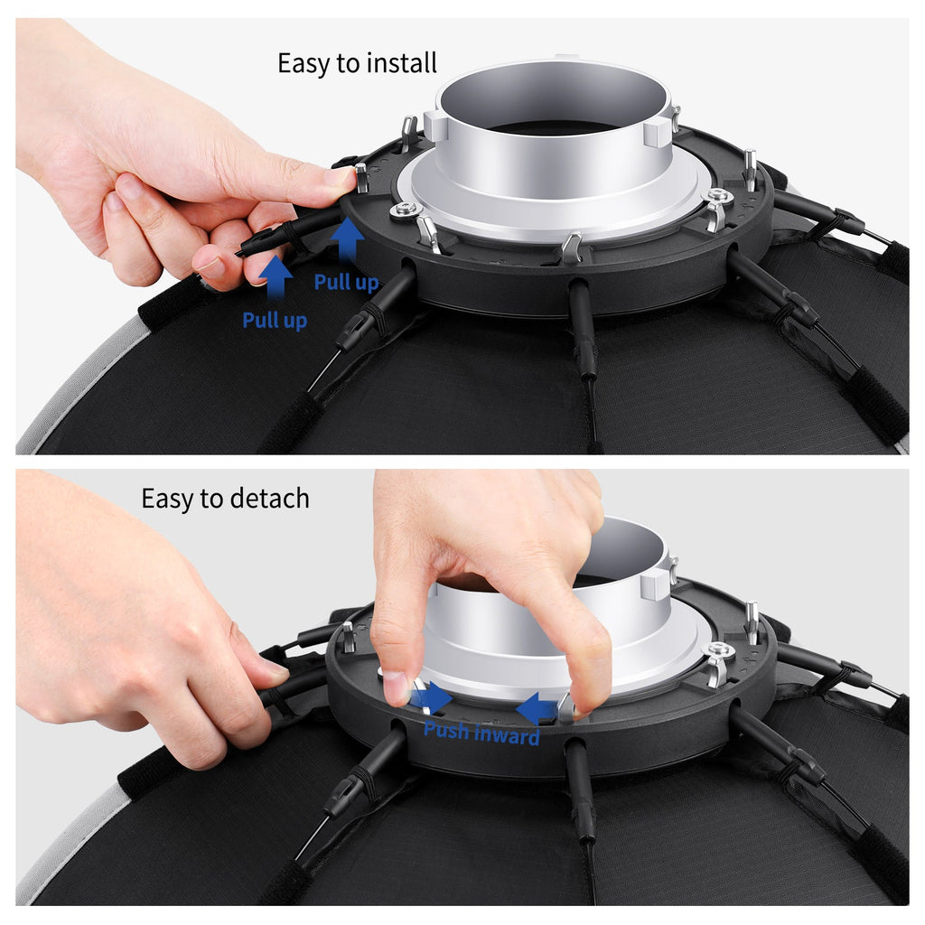Neewer CB60 60W LED Video Light 5600K Led Continuous Light Kit with Bowens Mount