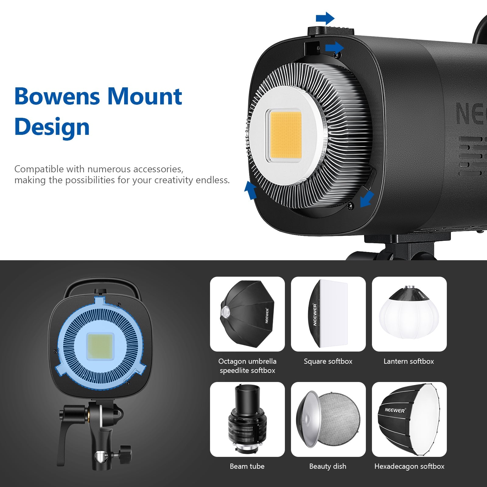 NEEWER CB60 60W Continuous LED Light Kit