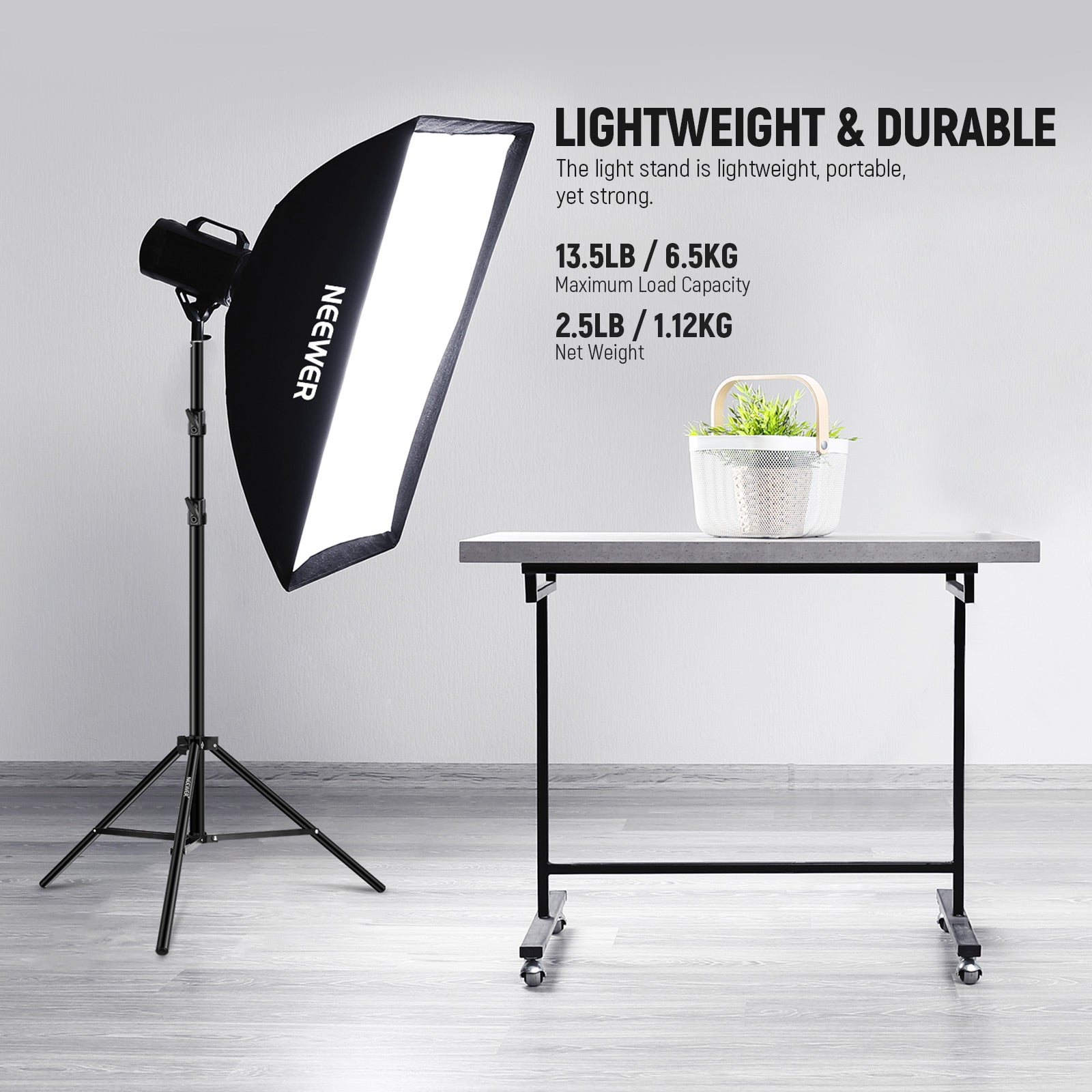 NEEWER ST190 190CM Photography Light Stand