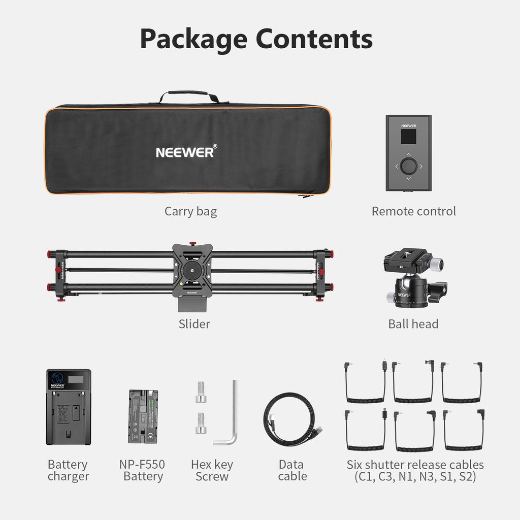 neewer motorized camera slider