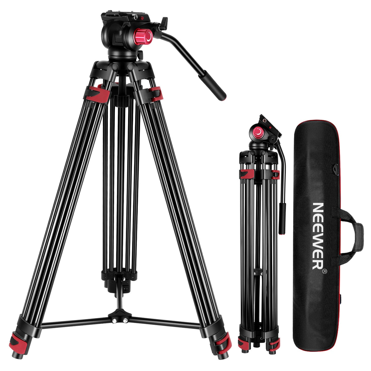 NEEWER TP-M200 Heavy Duty Aluminum Alloy Video Tripod - NEEWER – NEEWER.UK