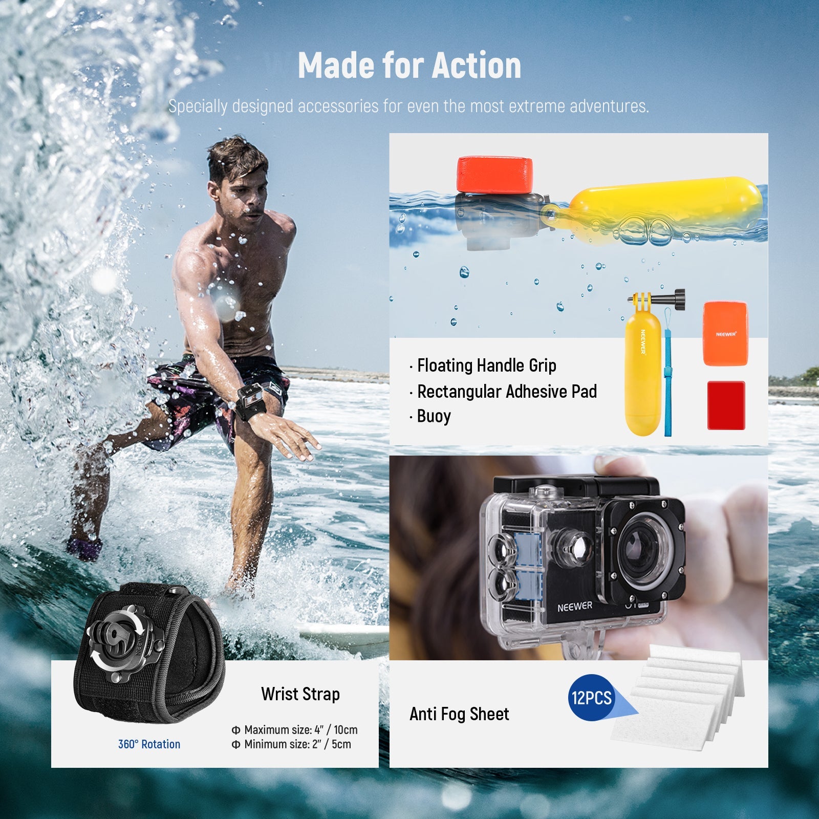  EMART 61 in 1 Gopro Hero 9 10 11 Accessories Kit with