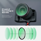 NEEWER Black Pro-Mist 1 Filter Dream Cinematic Effect Camera Ultra-Slim Filter