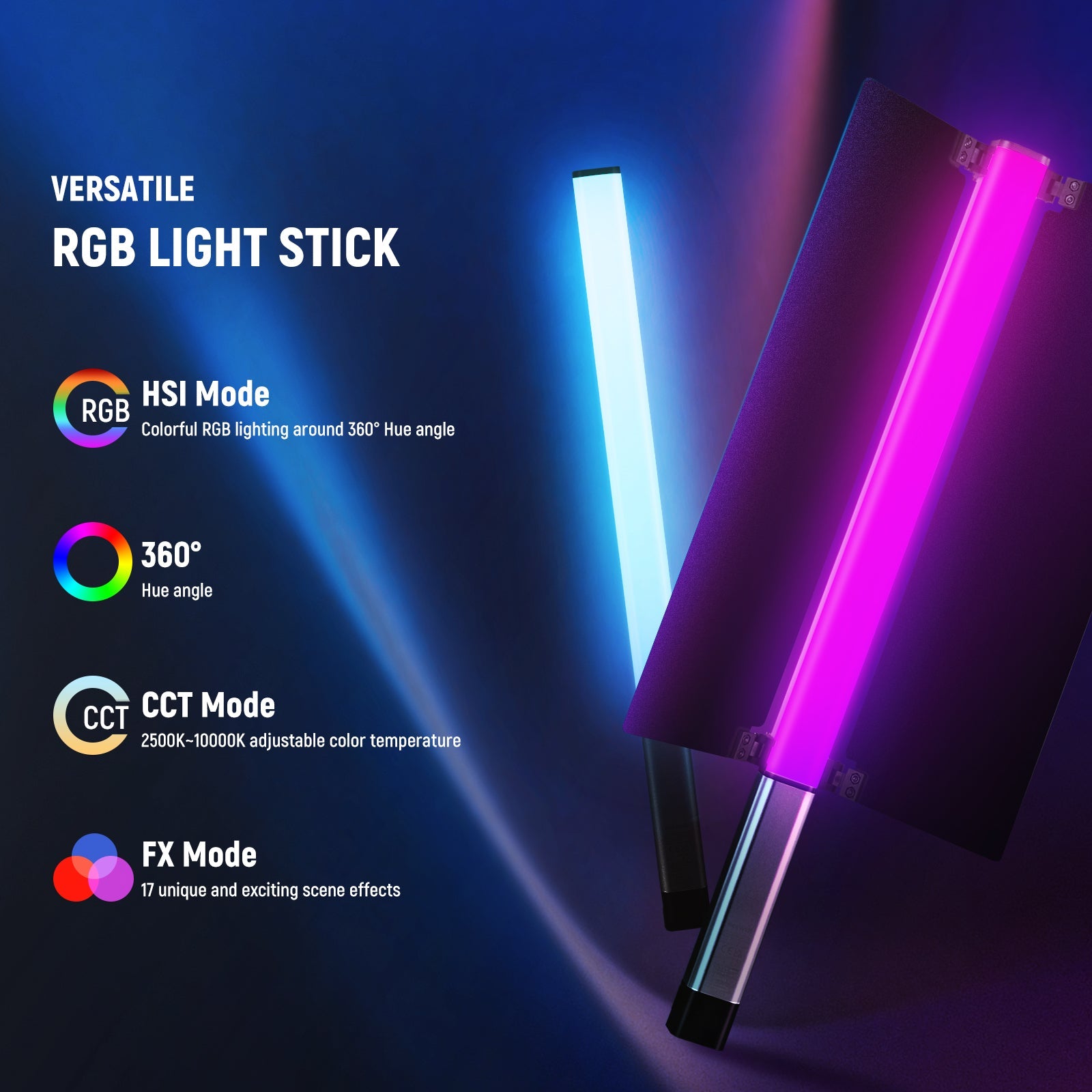 Rgb store pole light