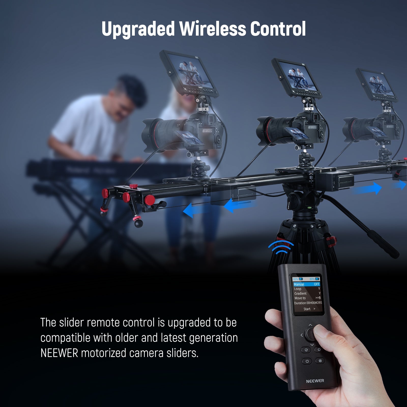 neewer motorized camera slider