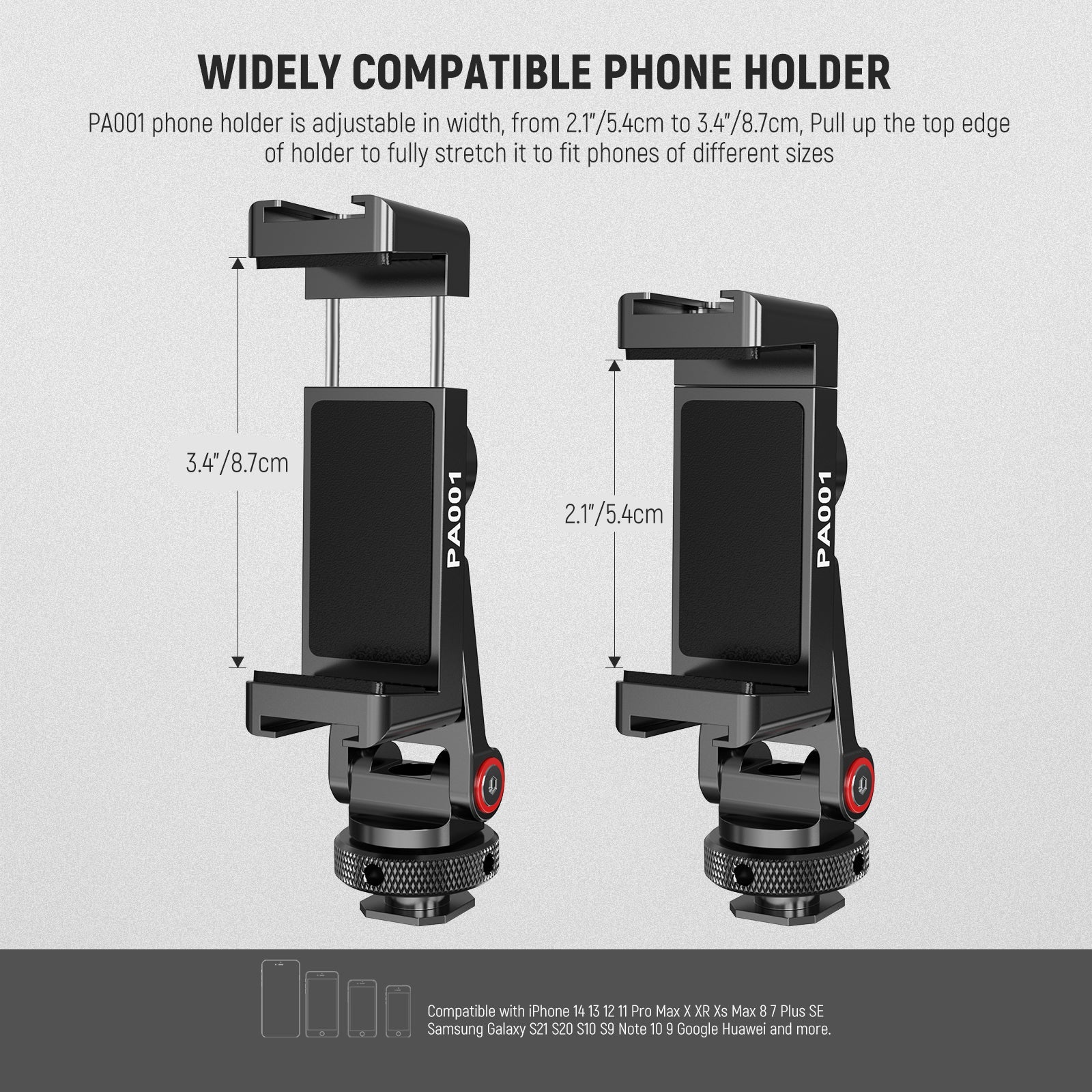 Cell phone store tripod adapter