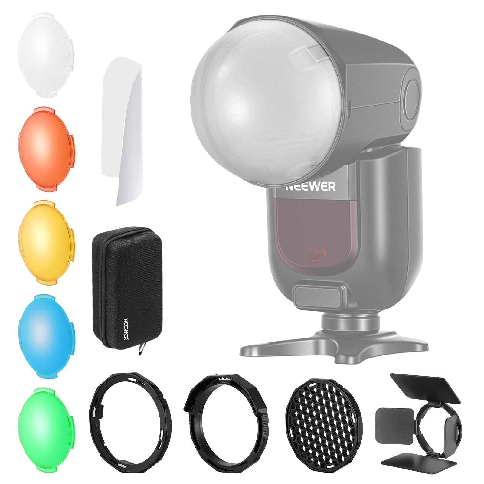 NEEWER Z1/ Z2 Round Head Flash Accessories Kit for Z1 or Z2