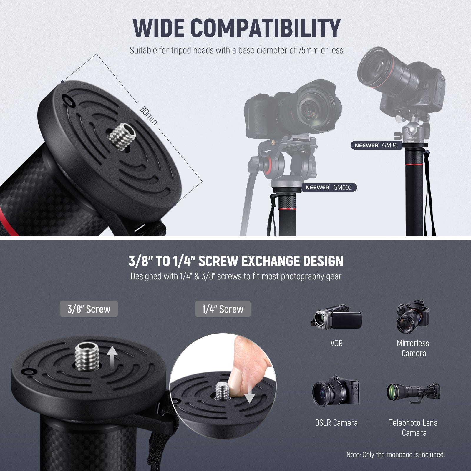 monopod mirrorless
