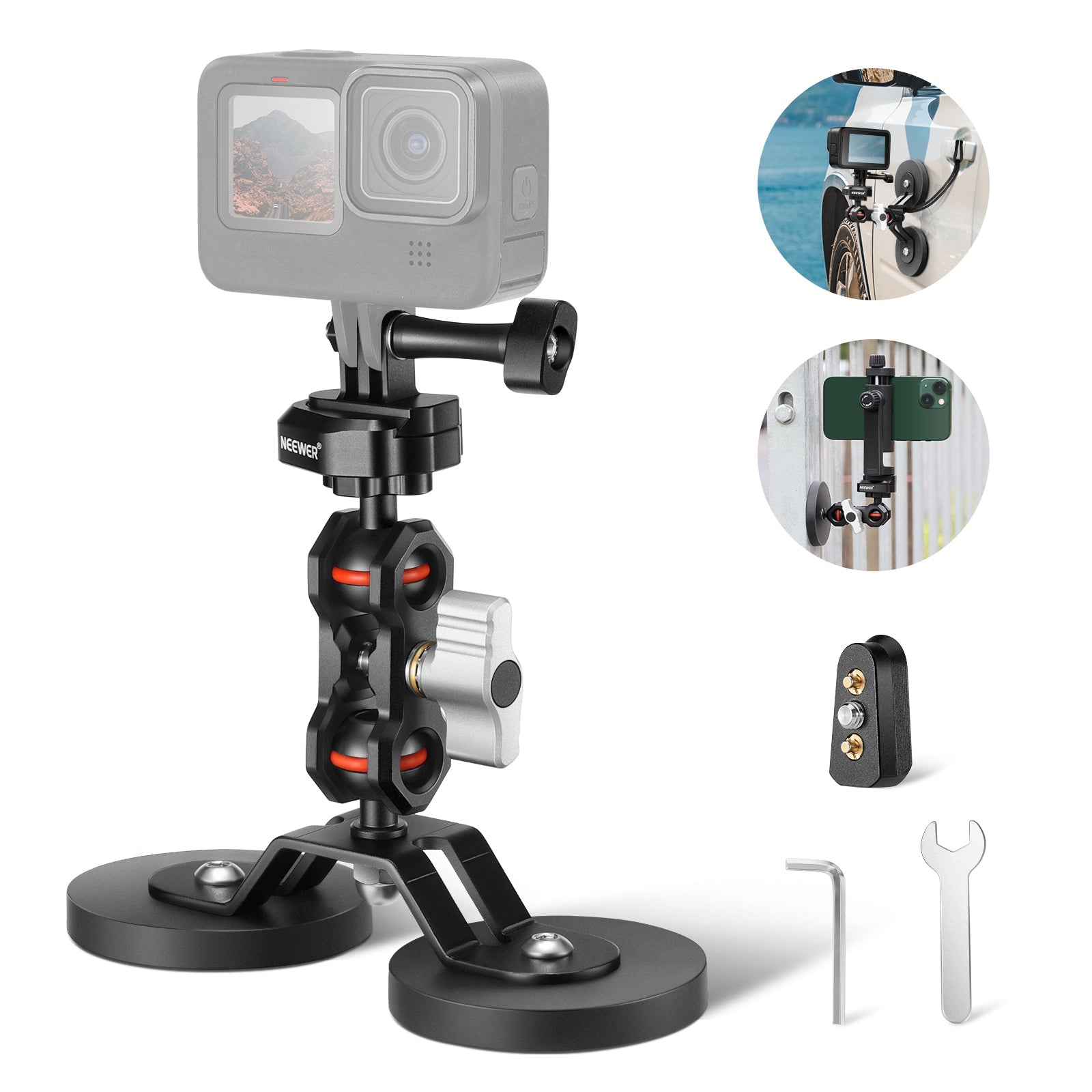 Action camera store mount