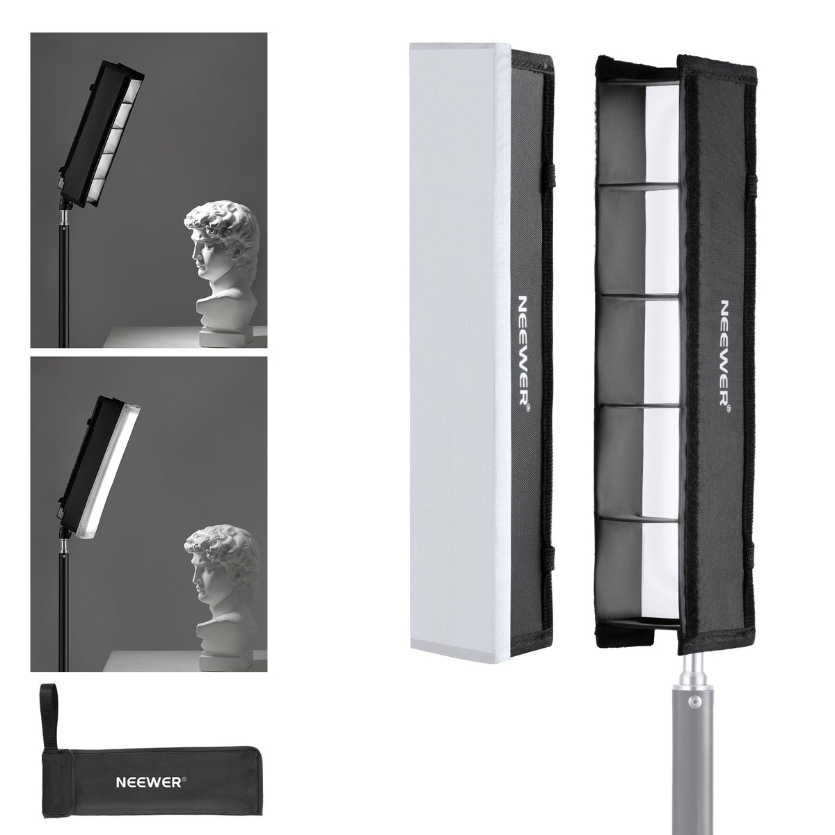 NEEWER NS7S Tube Light Grid Softbox Diffuser for RGB1 - NEEWER