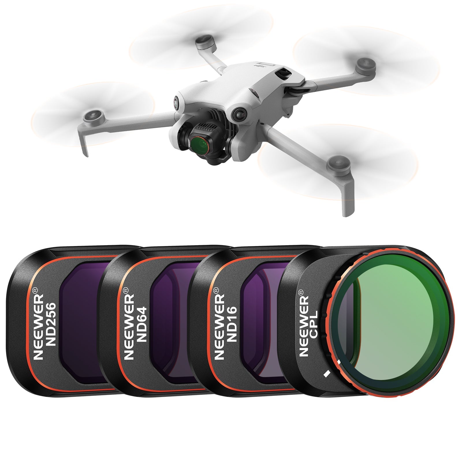 NEEWER 4 Pack ND & CPL Filters Set for DJI Mini 4 Pro - NEEWER