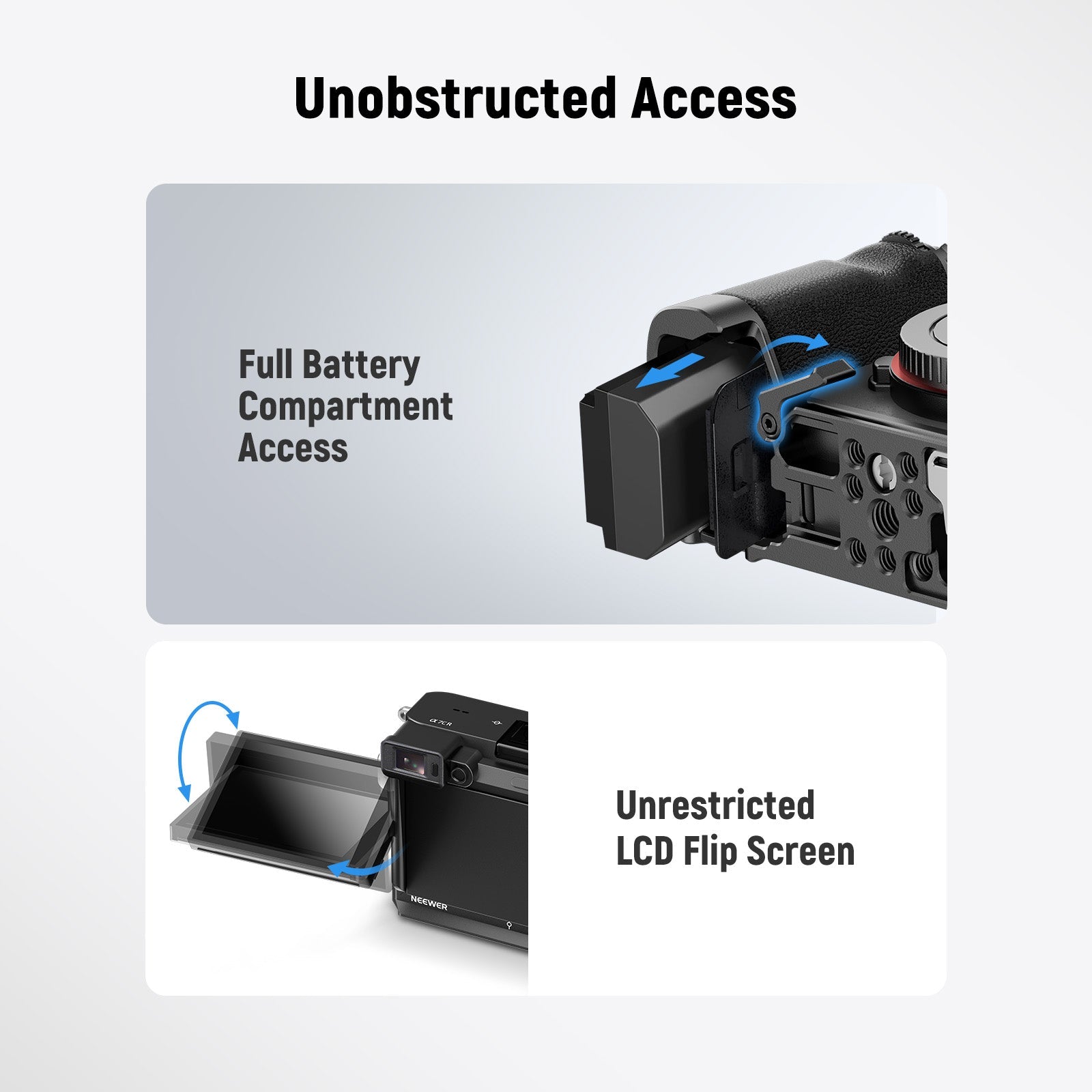 NEEWER Camera Baseplate for Sony a7C II a7CR