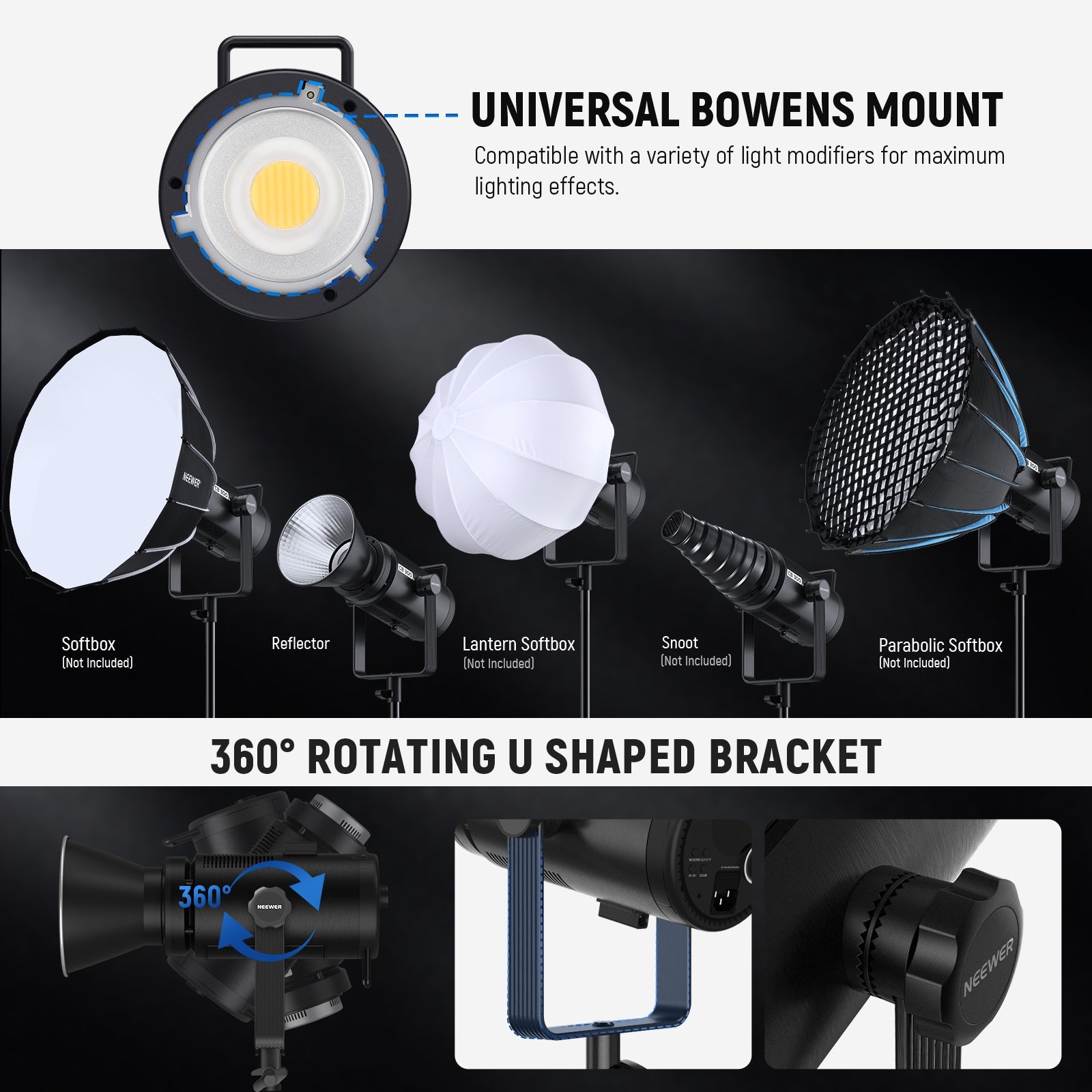 Neewer LS-39 Spotlight Bowens Mount 66603408 B&H Photo Video