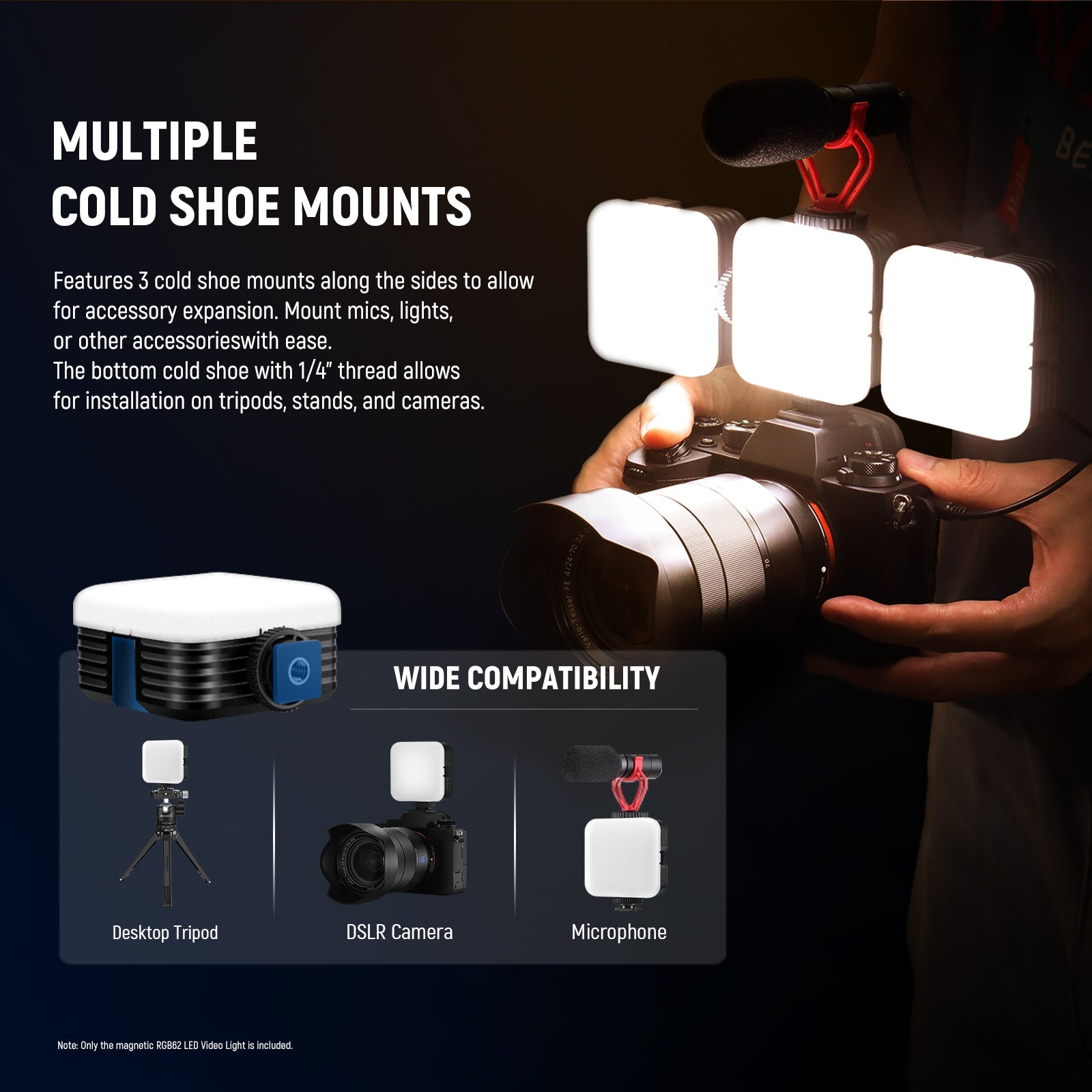 NEEWER RGB62 Magnetic RGB Video Light - NEEWER – NEEWER.UK