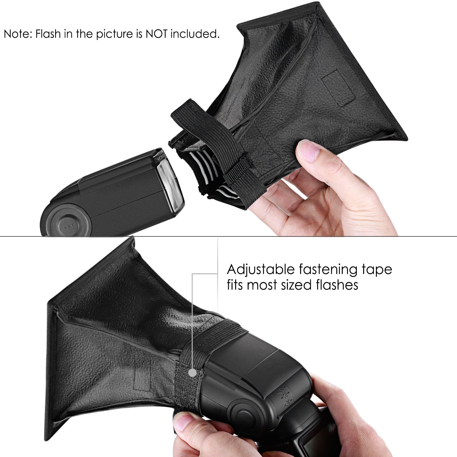 Neewer Camera Speedlite Flash Softbox and Reflector Diffuser Kit