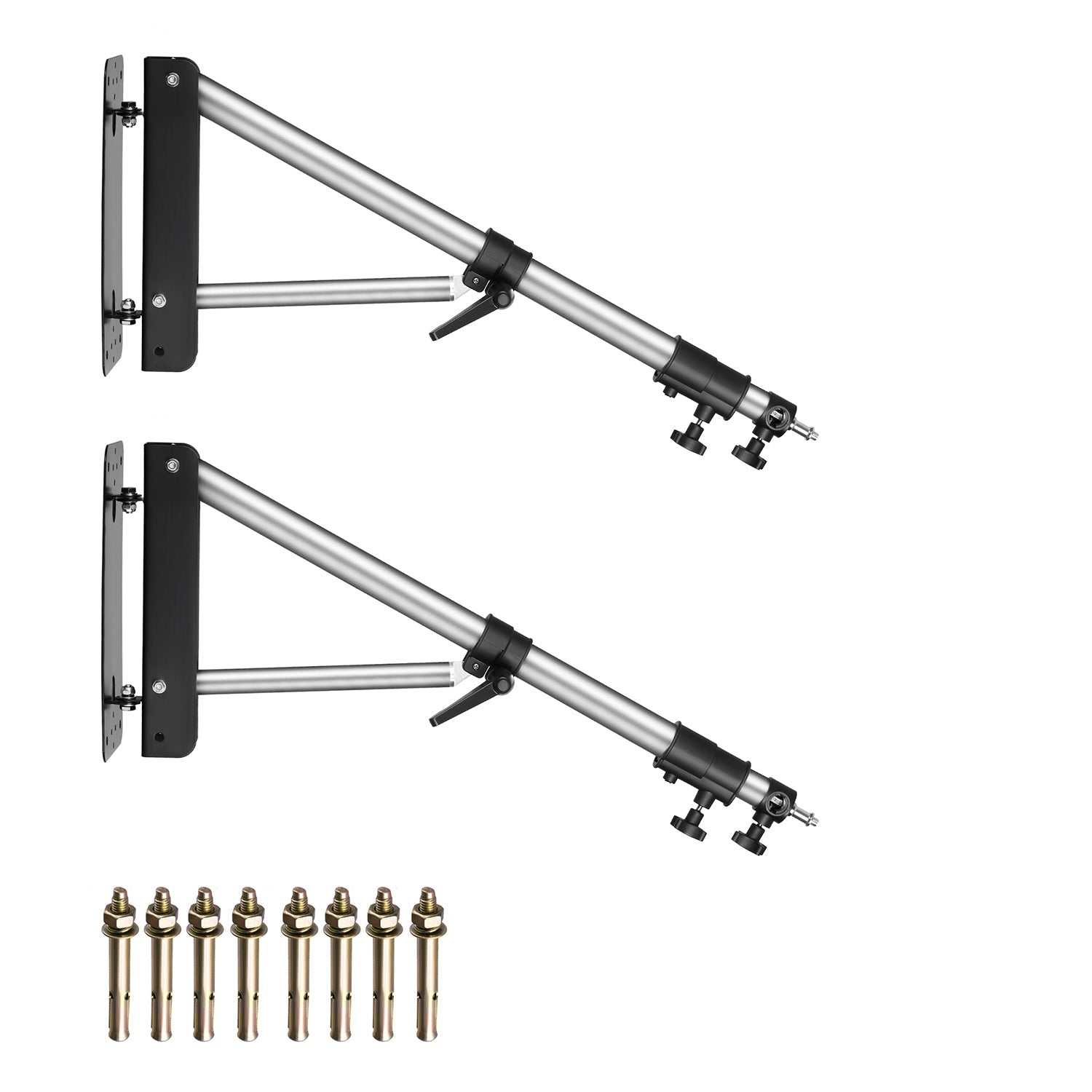 NEEWER 2-Pack Wall Mounting Triangle Boom Arm