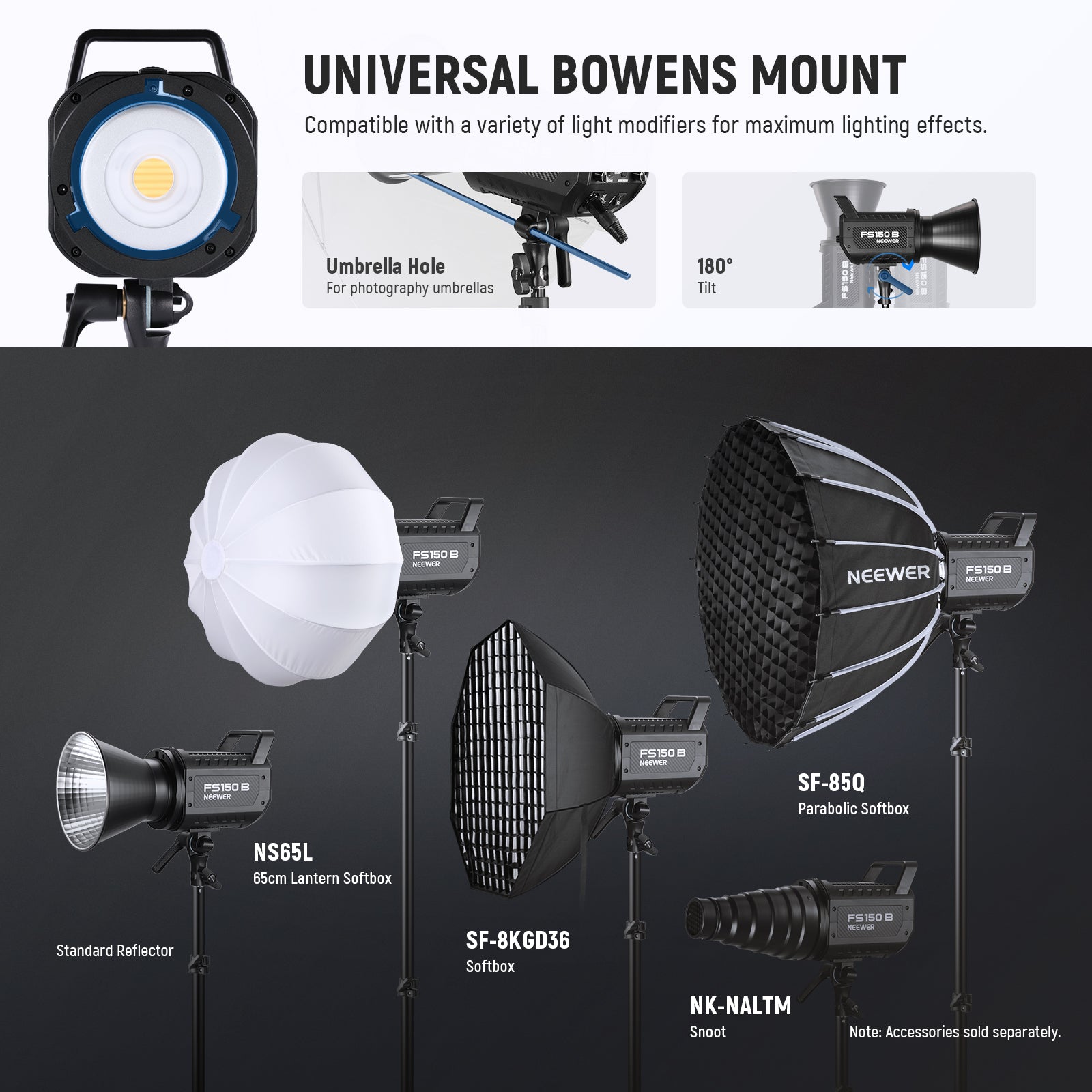 NEEWER スタジオライト CB-150本体 NEEWER FS150B 130W Bi Color LED Video Light - NEEWER – NEEWER.UK