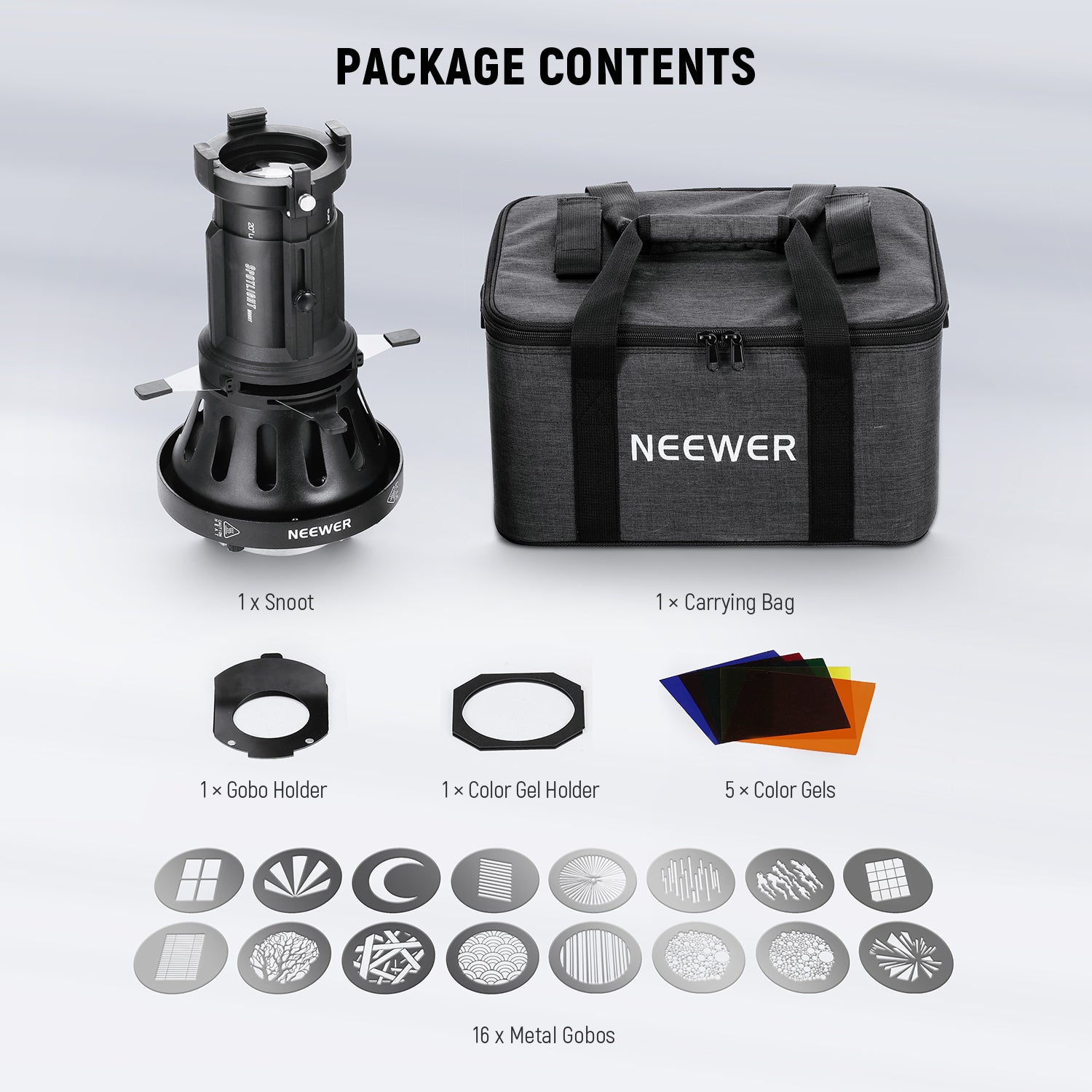 NEEWER LS-39 20° Bowens Mount Spotlight Snoot - NEEWER – NEEWER.UK