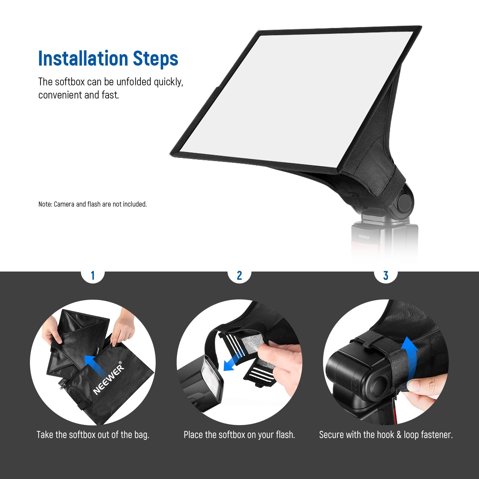 Portable softbox store light